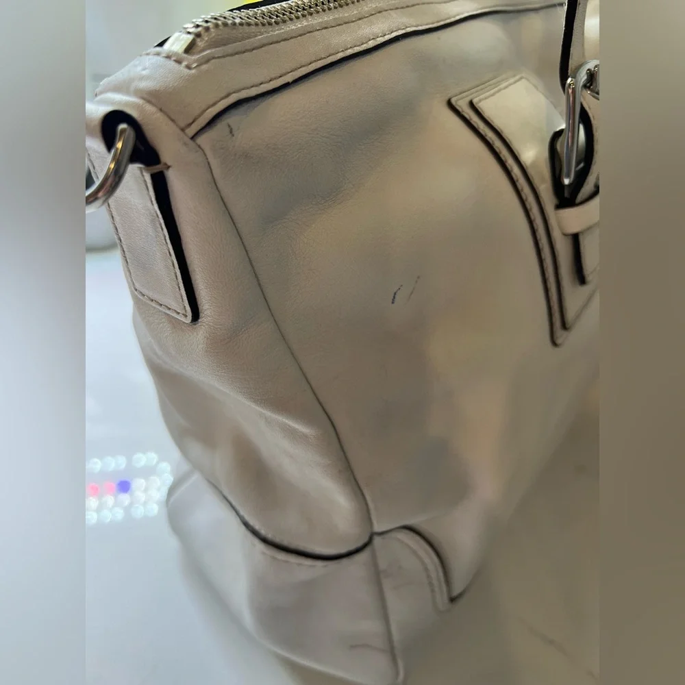 Coach Hampton F13811 | White Leather Satchel Bag | Bag Only | See Photos - Picture 5 of 16